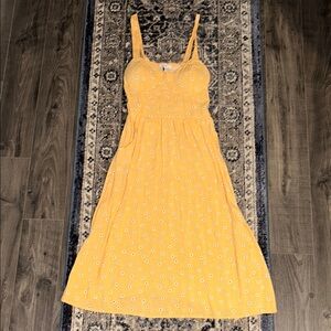 Yellow Floral Sundress